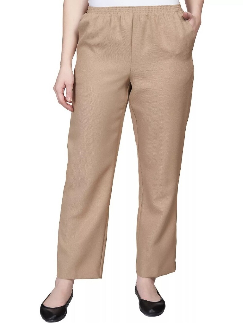 Alfred Dunner Classic Pull-On Straight-Leg Pants